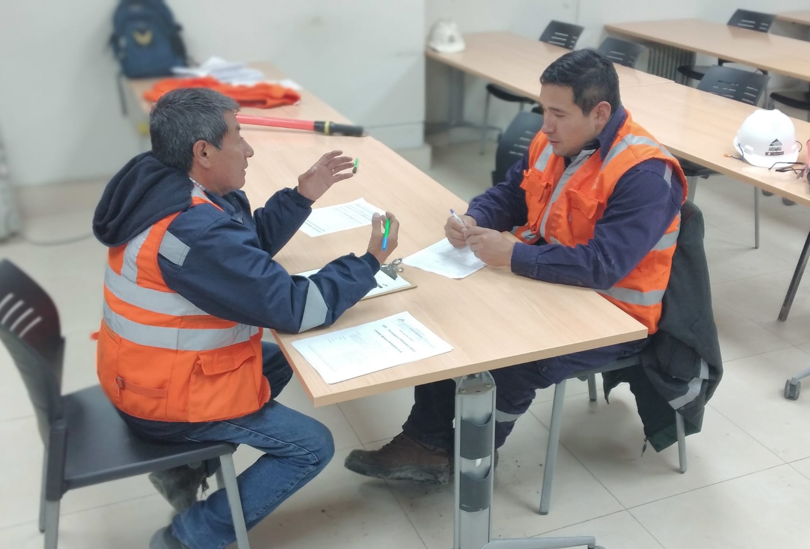 Entrenamiento de grúas